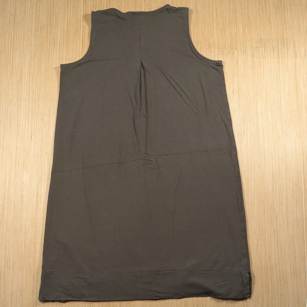 J Jill Wearever Tank Dress Stretchy Minamilist Brown Casual Women's Small Petite - Picture 3 of 6